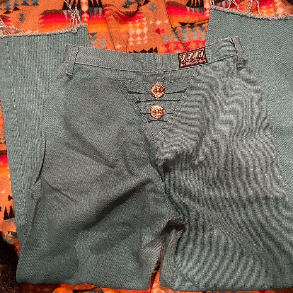 Vintage teal/turquoise  RoughRiders